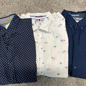 Bundle of three button-down shirts